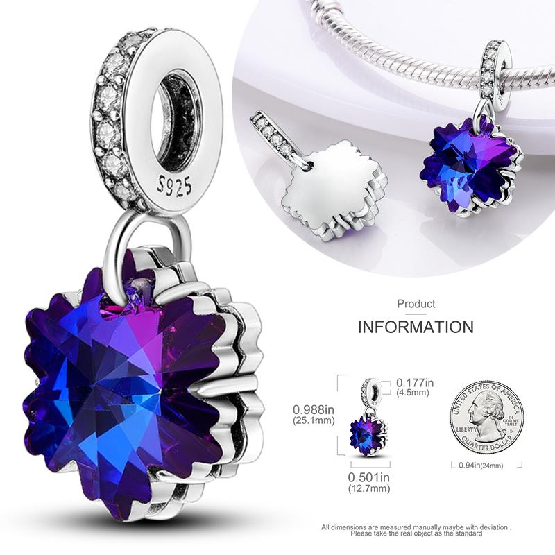 Copper Charms Winter Series Beads Snowman Penguin Pendant Fit Women Original Bracelet Christmas Diy Jewelry Dangle