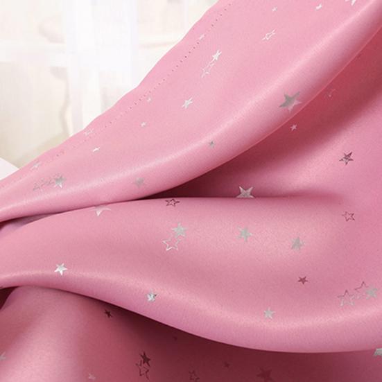 Sterne-Druck, einfarbig, für Küche, kurzer Vorhang, Fenster-Volant, Drape, Heimdekoration