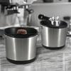 Strong Rustproof Coffee Knock Box Removable Parts Perforated Drainage Corresponding Most Espresso Machines Stainless Steel Kitchen Accessory