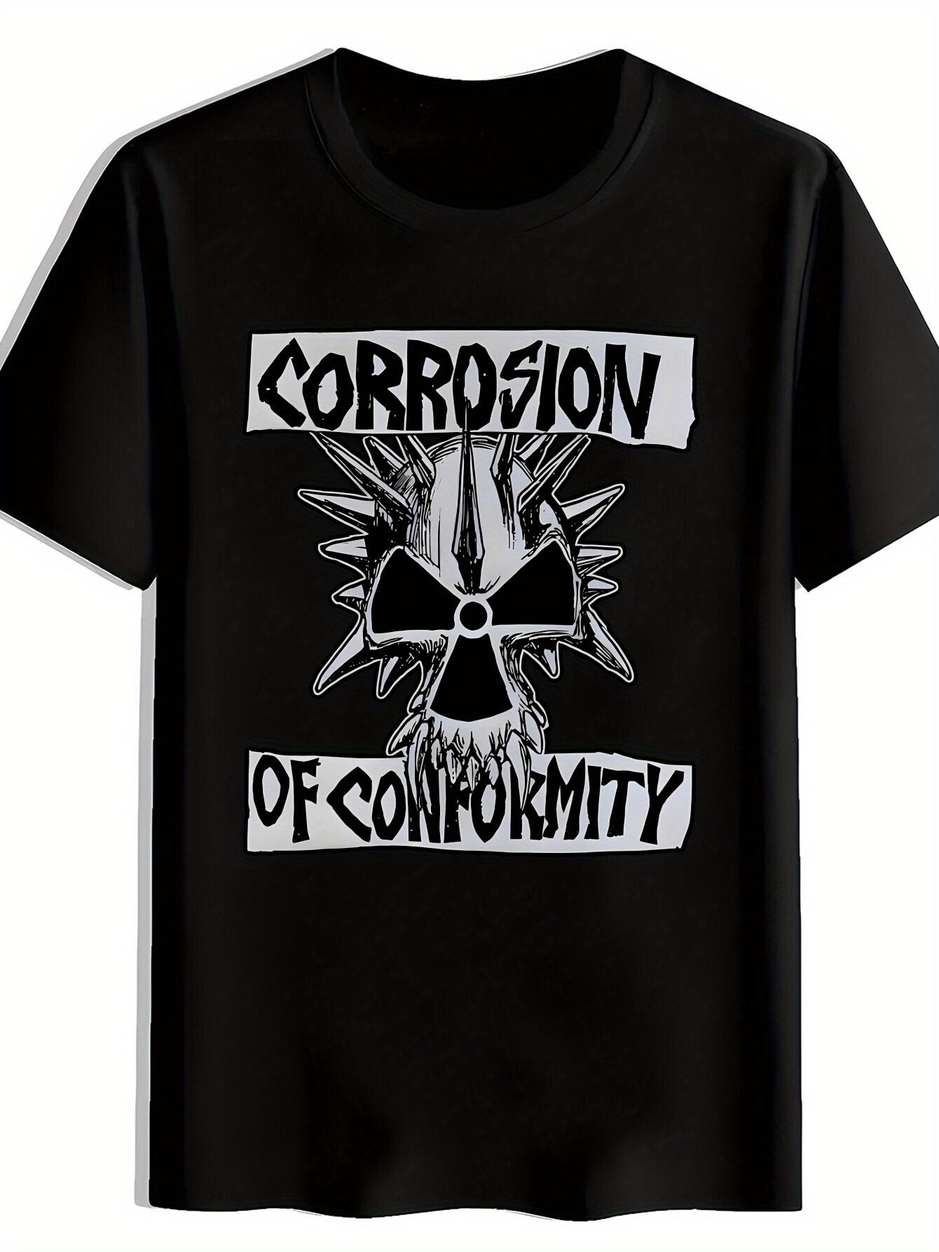 Vintage Rock Band Graphic T-shirt - Corrosion of Conformity Design XXXL