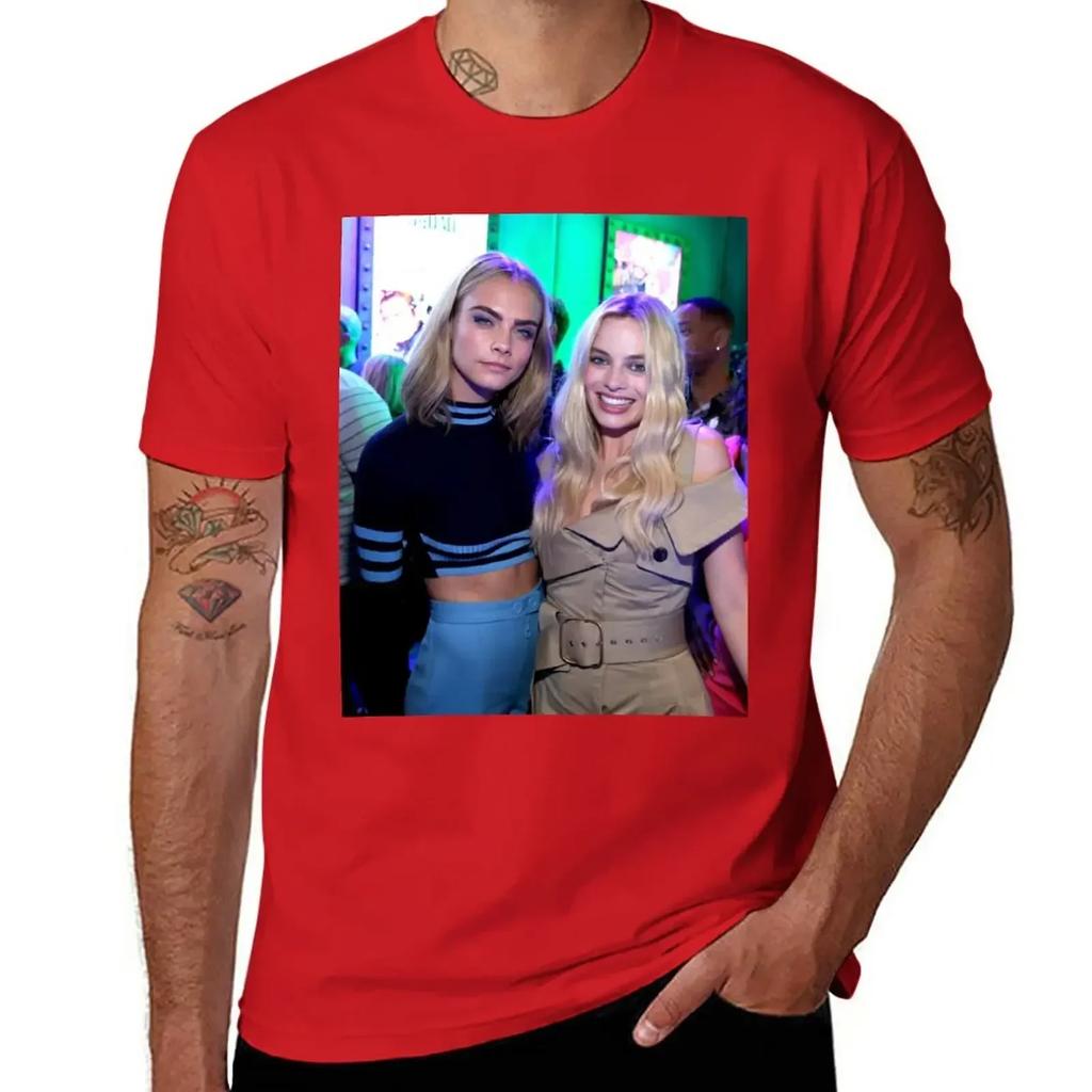 Cara And Margot T-Shirt animal prinfor boys plus sizes Men's t-shirt