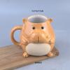 Creative Cute Guinea Pig Ceramic Mug High Value Ins Style Household Couple Water Cup Souvenir Gift White Porcelain