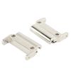 1 Pair Metal Watch Band Adapter for Quick Fit Watch Replaceable Connector for Replacement Silver