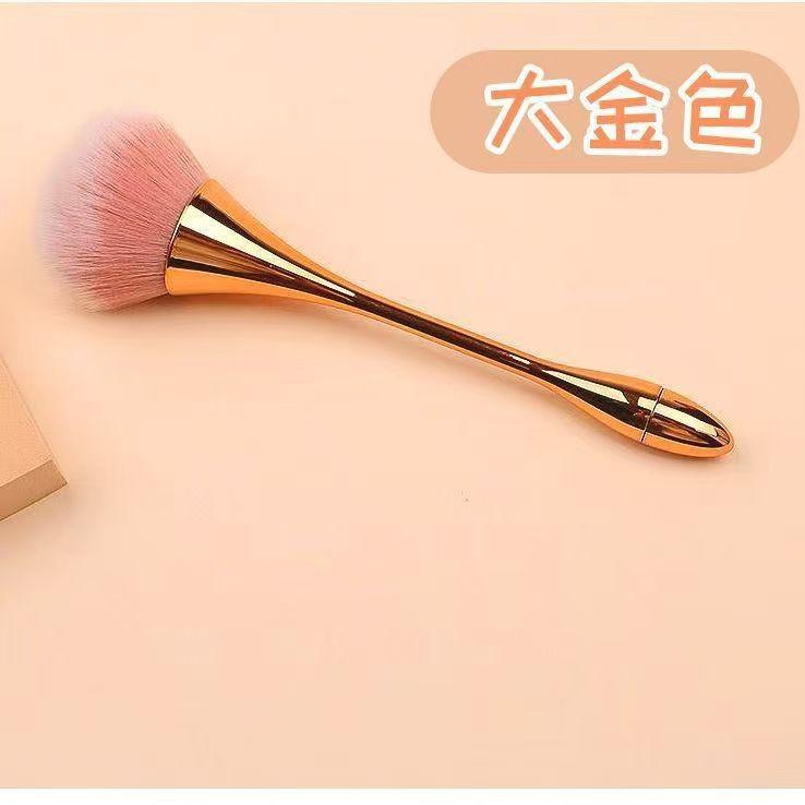 New Nail Dust Brush Soft Bristle Large Head Brush Quality Brush Cleaning Magic Mirror Powder Nail Tool Set