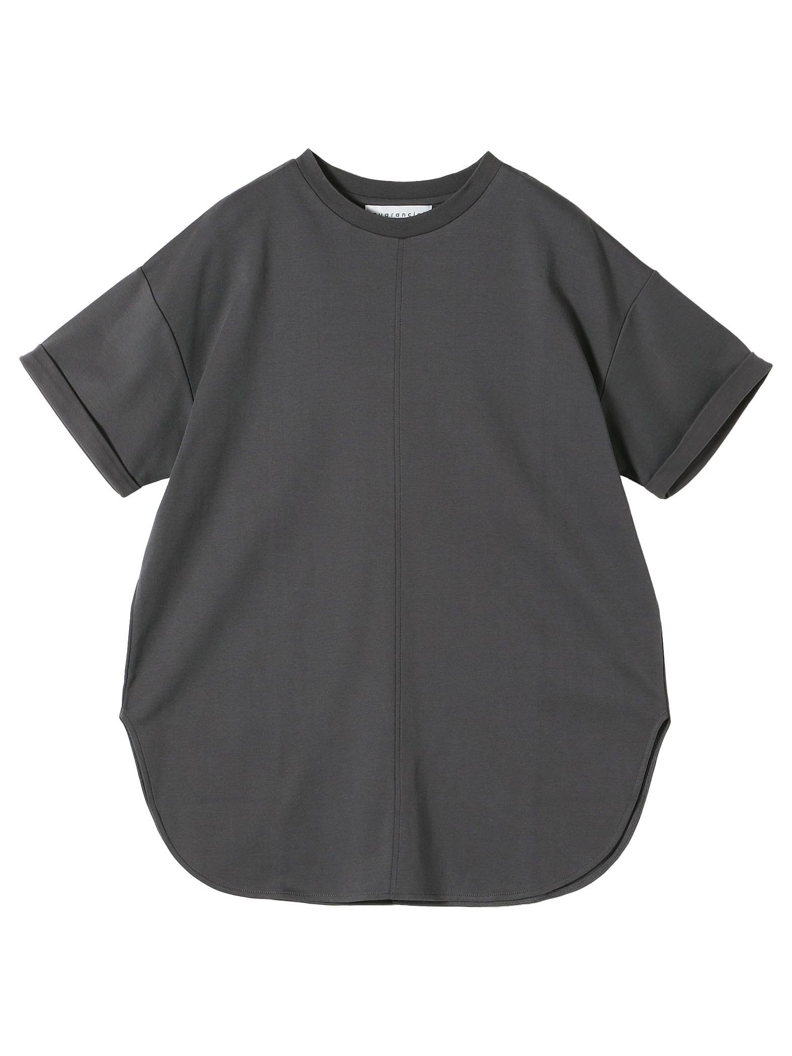 

Calanciel Туника с разрезом, свободная футболка 612320003 Угольно-серый Единый размер Прохладный на ощупь/Устойчивый к пятнам пота/Машинная стирка