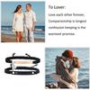 Matching Heart Promise Couples Personalized Bracelets, Custom Engraved Name ID Tag Bracelet, Valentines Day Gift