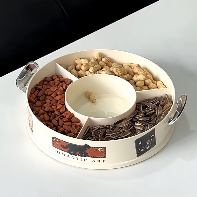

Ruhan Double-Layer Rotating Fruit Platter