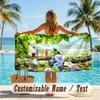 Custom Text Beach Towel, Soft Absorbent Swimming Multi-use TowelPikmin