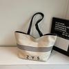 Canvas Bag Large Capacity Women's Shoulder Bag Commuter Tote Bag