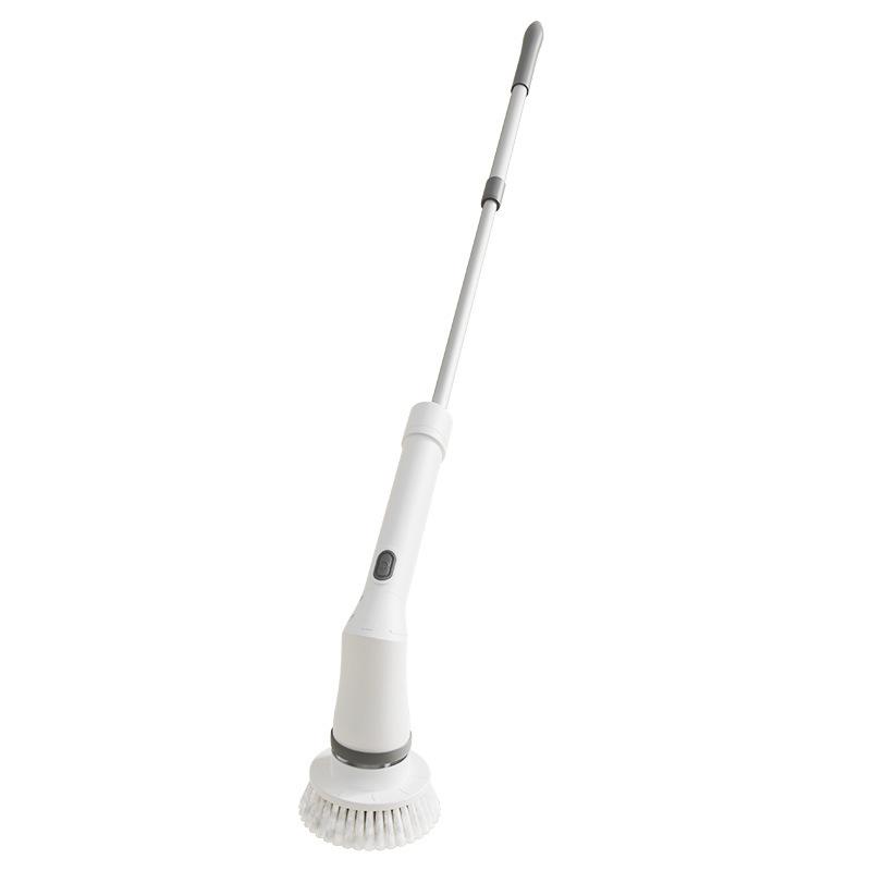 New Telescopic Electric Cleaning Brush: Long-Handle, No-Bend, Rotating Mop for Easy Cross-Border Cleaning