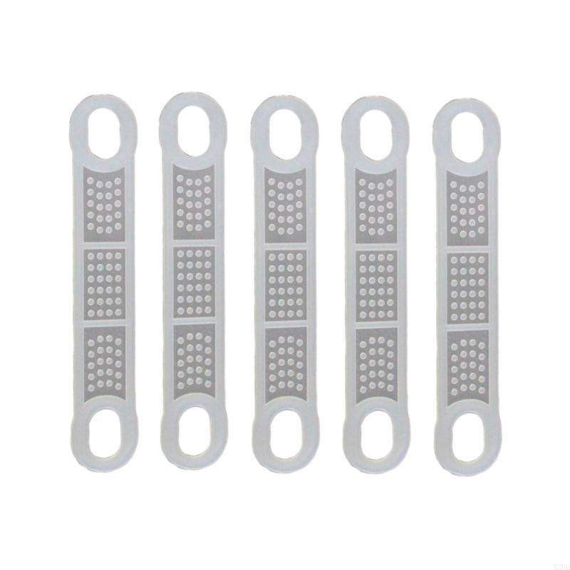Pack of 5 Antishedding Strips for Wood Hanger Unique Hanger Antislip Strips Adhesive Strips for Smooth Clothes Holder X3UC