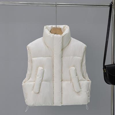 Loose Versatile Vest Vest Stand-up Collar Korean Version Down Cotton Vest Windproof Korean Version Short