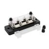 8 Terminal Bus Bar 150A BusBar Block with Cover Ground Distribution Power Distribution Terminal Block for W/ 8 M6 Screws