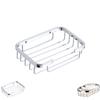 Wandmontage Badkamer Douche Aluminium Hoge Vrije Plaat Houder Zeepbakje Opbergrek Vierkante Mand Accessoires