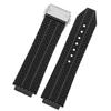 Rubber watch strap For HUBLOT Hengbao HB Yubo classic fusion big bang silicone watch band convex mouth 26 * 19mm