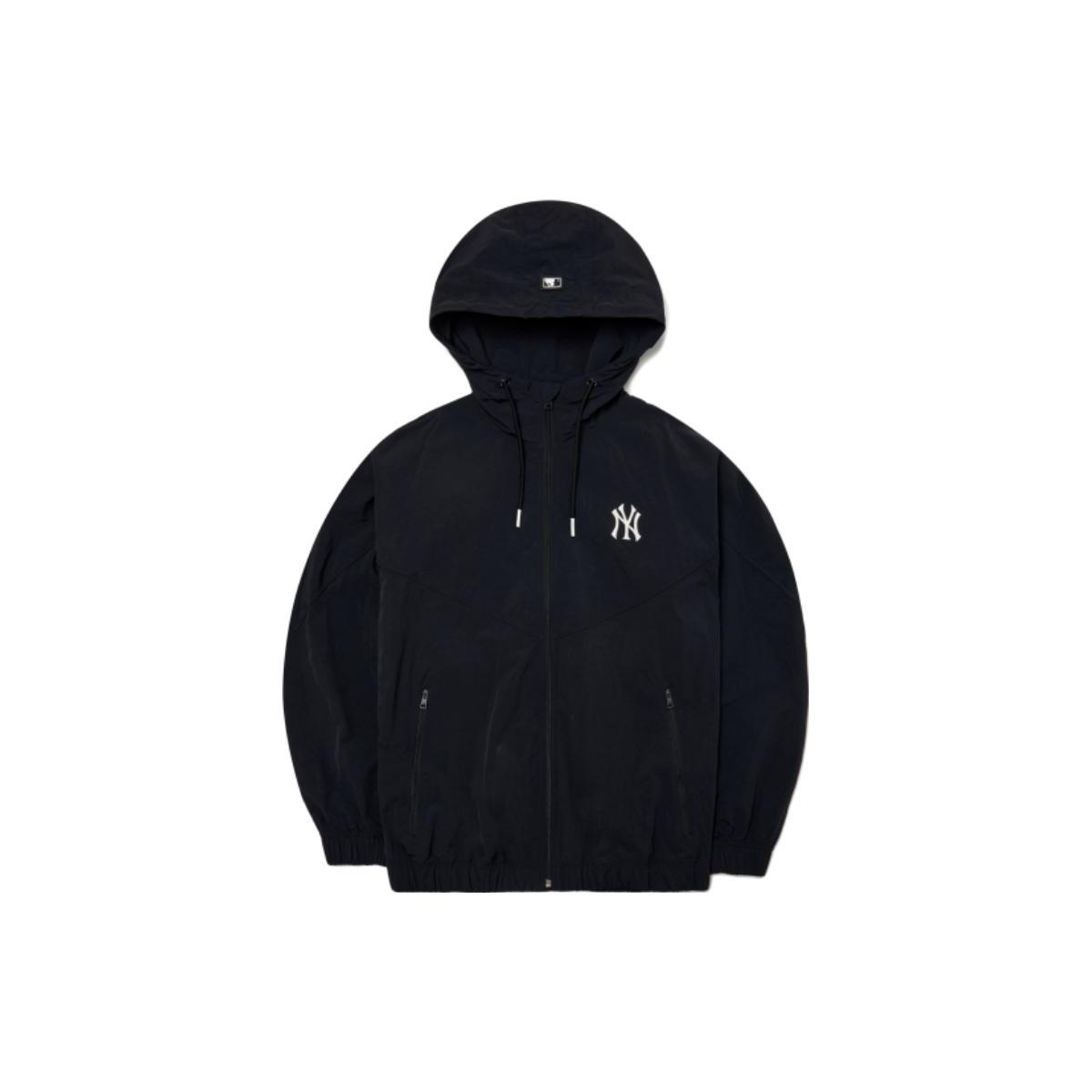 

New MLB Base Logo Jackets Unisex Black 3AWJB0621-50BKS M