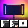 Intelligenter Umgebungs-PC-Display-Sync-Musik-Computermonitor Hintergrundbeleuchtung LED-Streifenlicht RGB-Farbe DIY-Spiel Feiertagsatmosphäre Dekorationslampe