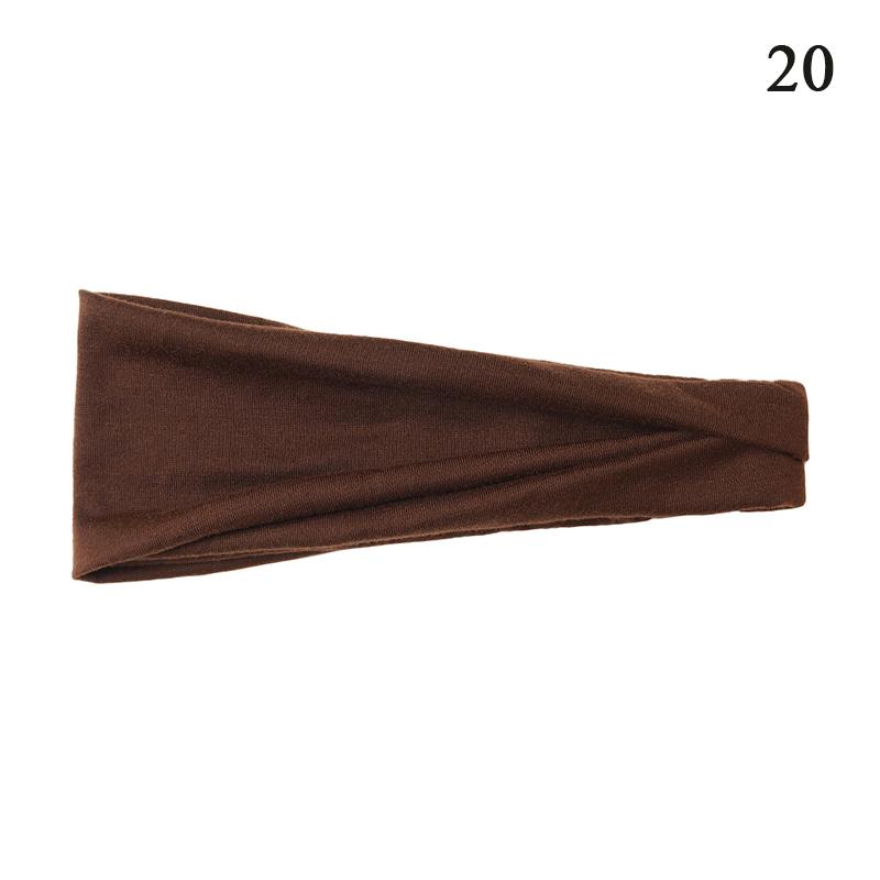 1 PC Women Headband Turban Solid Color Elastic Hair Bands Yoga Hairband Fashion Makeup Hair Hoop Hair Accessories