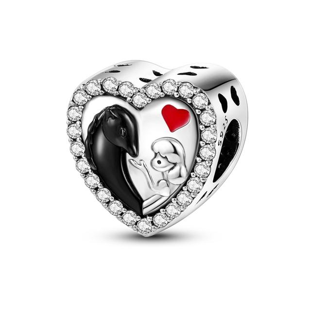 925 Sterling Silver Skates Animal Chameleon Pendant Charms Beads Fit Bracelet DIY Making For Women Gift Party