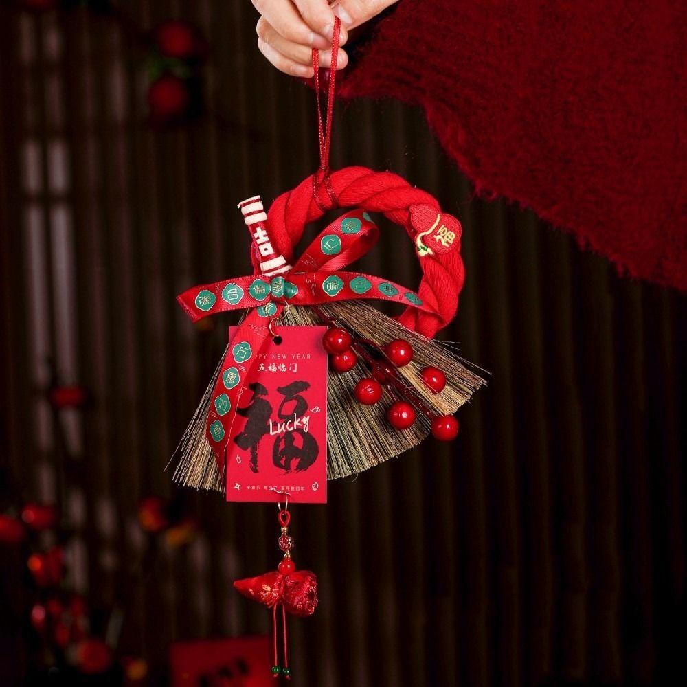 Beat Wishes New Year Hanging Pendant Decorative Door Hanging Ornament Entrance Decoration