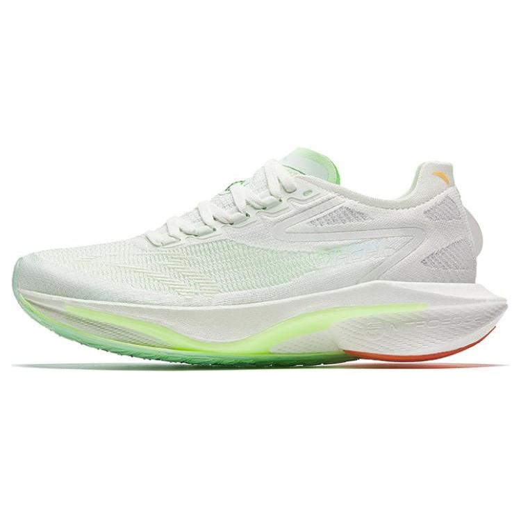 

New Anta Cushioning Wear Resistant Rebound Low Top Training Running Shoes Women s White Green 122425584-2 35.5