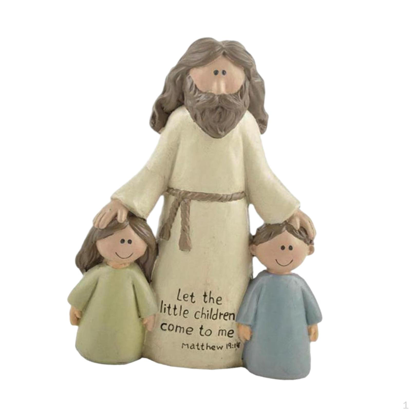 

Religious Figure Standing Statue Character Sculptures Decoration Gifts Holy Family Nativity Scene