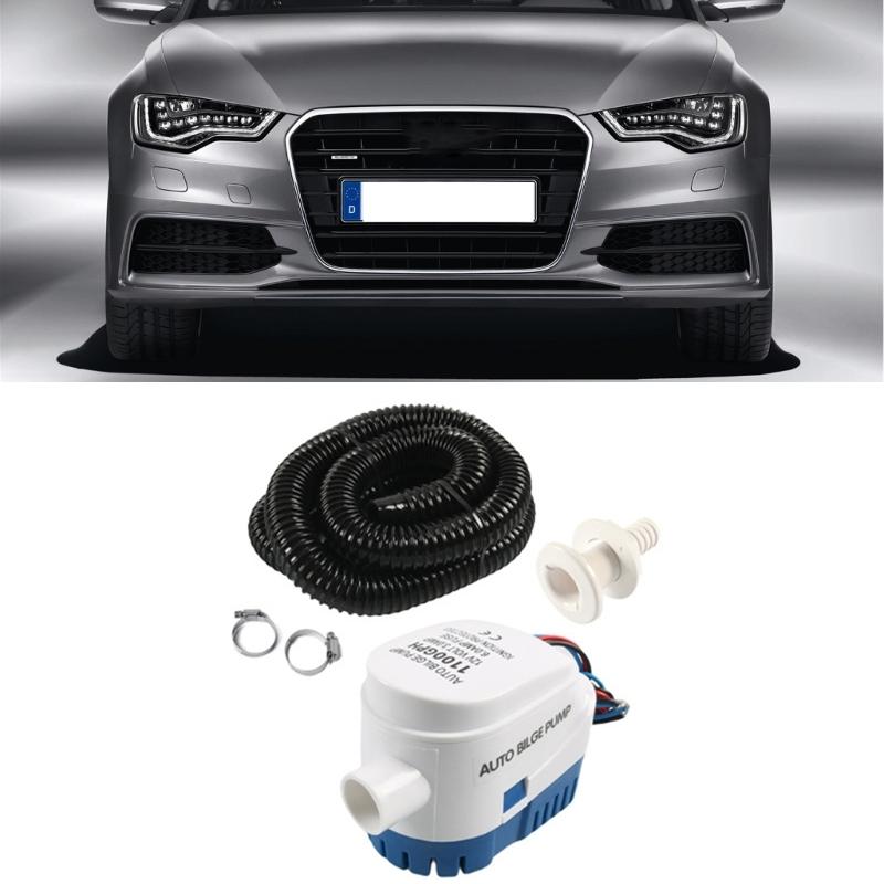 Submersible Motorized Pump High Capacity 1100GPH Bilge Pump 12V Water Pump Durable Suitable for Houseboats & Seaplanes