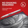 Sharpie Metallic Silver Medium Tip Item 39100 Oil-Based Marker, 12-Pack, (F), No.
