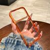Transparent Acrylic Hard Case for For Iphone 17 16 Pro Max 14 1 Plus 12 13 11 Air Clear Metal Button Shockproof Slim Cover
