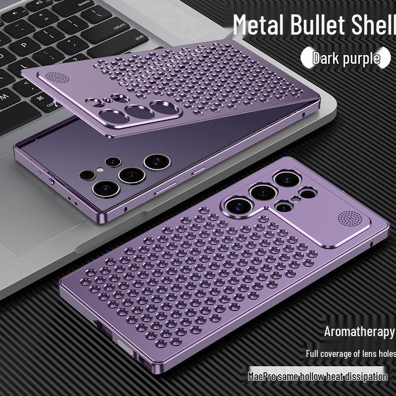 

S26 Ultra Aromatherapy Diffuser Pod: Aluminum Alloy, Heat Dissipation, Anti-Drop, Scratch-Proof Protective Case S25 Ultra фиолетовый