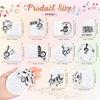 10Pcs/Set Various Music Shapes Music Note Sticky Notes Message Paper  Teen/Adult/ Girls
