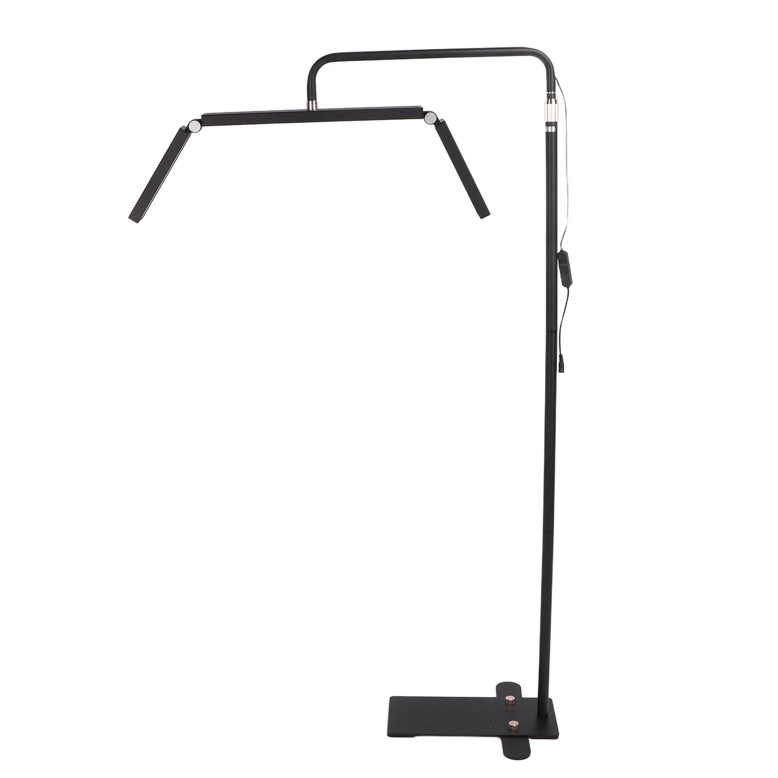 

36 дюймов 40 Вт светодиодный напольный светильник 10 яркость 3200K до 5600K регулировка высоты свободно вращающийся ресницы красота US Plug