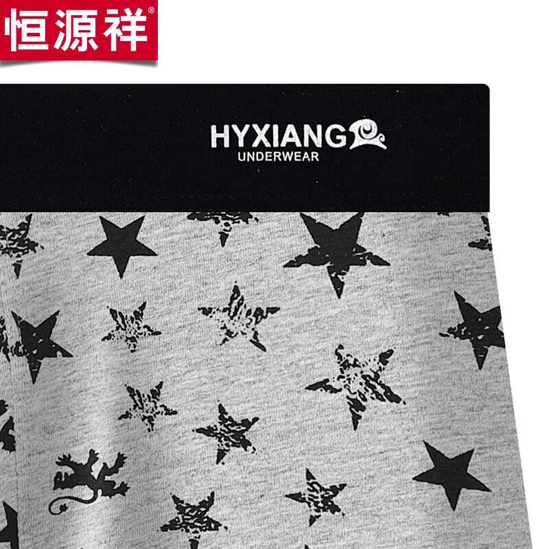 Hengyuanxiang Men's Pure Cotton Antibacterial Underwear