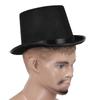 Unisex Black Felt Top Hat for Children and Adults Dress Up Accessory for Magician or Ringmaster Theme Party
