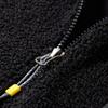 Men's Jacket Autumn Winter Outdoor Thickened Warm Fleece Coat Neutral Vintage Couple Sports Fleece Baseball