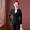 Women's New Chinese Style Collarless Professional Suit Set