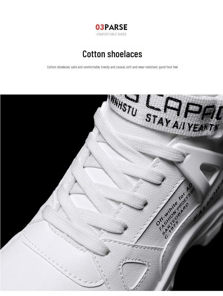 Men's Large Size Round Toe Military Martin Boots for Autumn/Winter - High Top, All-Match, Trendy Footwear