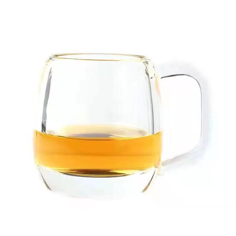 Handcrafted Crystal Teacup with Handle