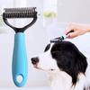 Dog Comb Knife Dog Brush Pet Hair Remover Stainless Steel Combs for Dogs Hair Knot Cleaning Massage Cat Brush Comb Pet Supplies