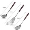 Stainless Steel Cooking Spoon Non Stick Kitchen Cooking Gadgets Portable Pot Spatulas