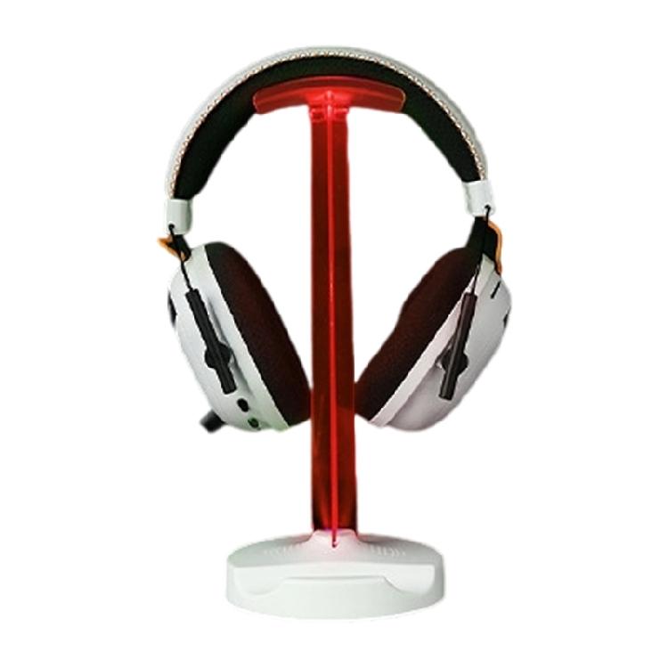 

Transparent Illuminated Earphone Holder Display Stand Music Gaming Headsets Hanger For Organized Workspaces