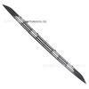 Compatible Black Carbon Fiber Windshield Insect Net Trim for 25 Hongqi HS5 Models