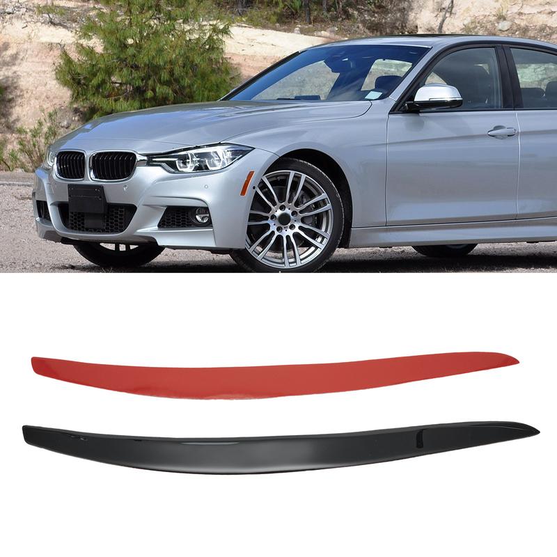 1 1 11 1 1 1 11 1 2pcs Headlight Eyelids Eyebrow Trim For BMW 3 Series E92 E93 2006-2012 Gloss Black Headlight Eyelid Cover