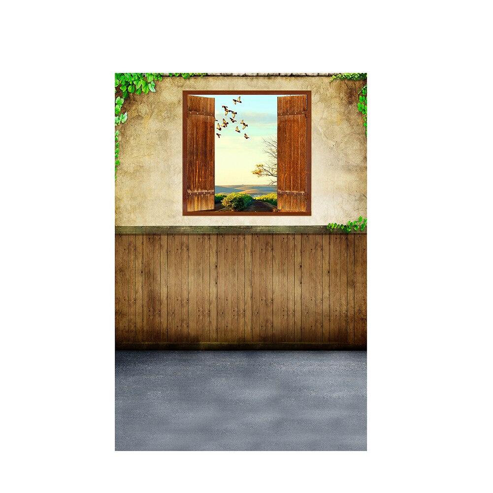 Wooden Theme Backdrop for Birthday Parties,Holiday Gatherings,Photo Shooting Backdrop Banner,Weddings,Home Decor