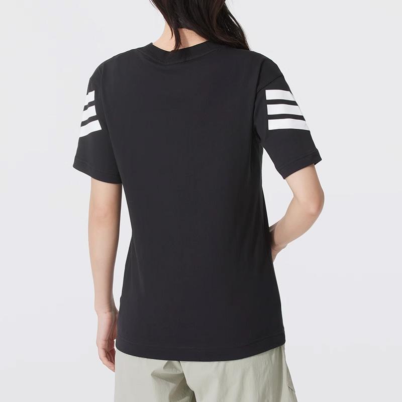 New Adidas T Shirts Women's Black JE0237