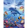5D DIY Diamond Painting Full Round Animal Dolphin Diamond Embroidery Painting Cross Stitch Kit Home Decoration Rhinestone Gift