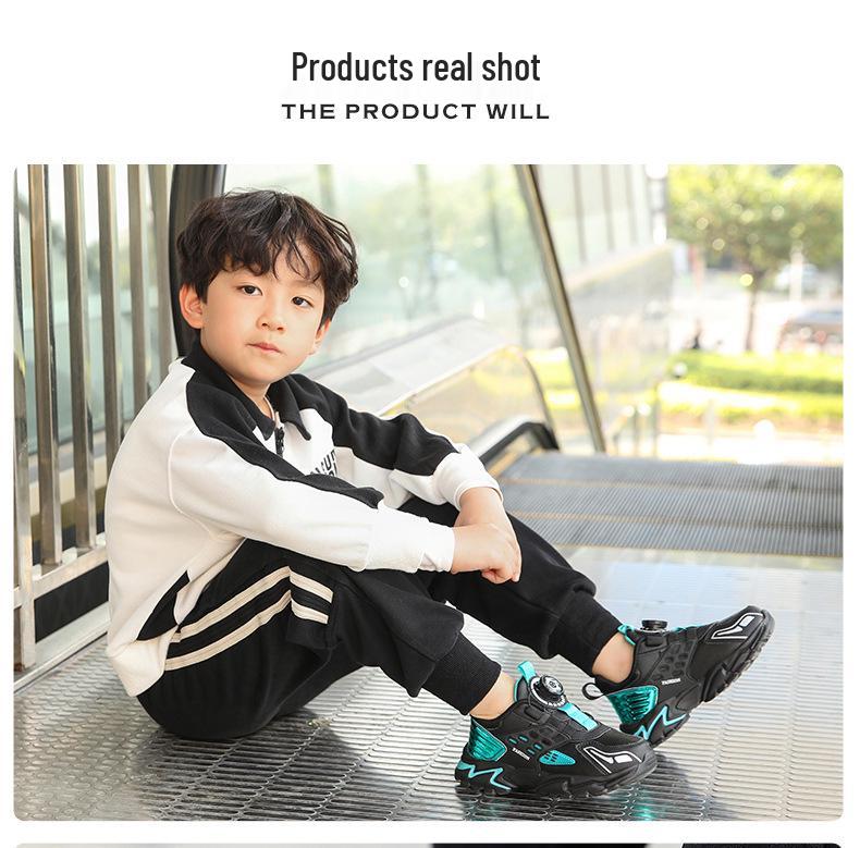 Boys' 2025 Autumn Mesh Running Shoes: Breathable, Lightweight & Comfortable Sneakers for Kids