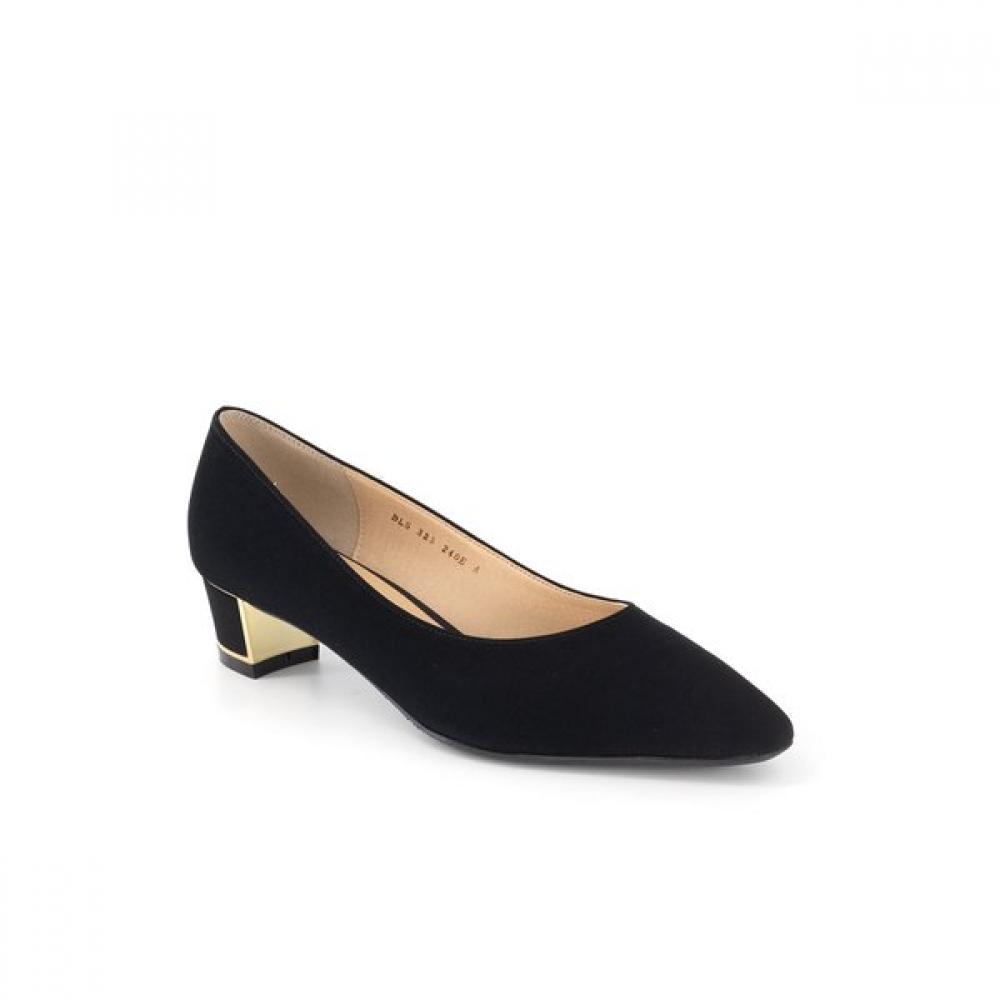 Daks 4cm Basic Pumps Black Fabric Dls325 250