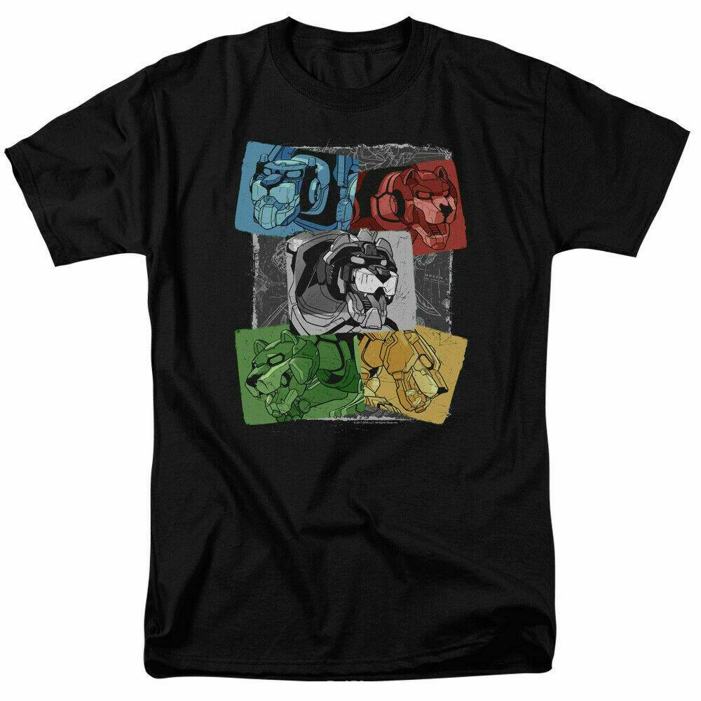 26 Voltron Legendary Defender Pride T Shirt Mens Licensed Cartoon Merch Black Unisex T-Shirt XL