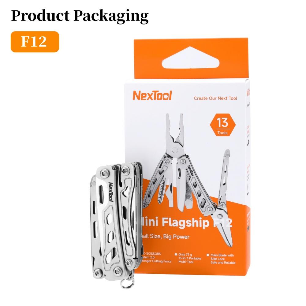 

NexTool 13 In 1 Mini Flagship F12 Multi Functional Tool Folding EDC Multitool Screwdriver Pliers File Ruler Outdoor Hand Tools